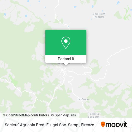 Mappa Societa' Agricola Eredi Fuligni Soc. Semp.