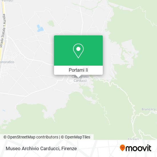 Mappa Museo Archivio Carducci