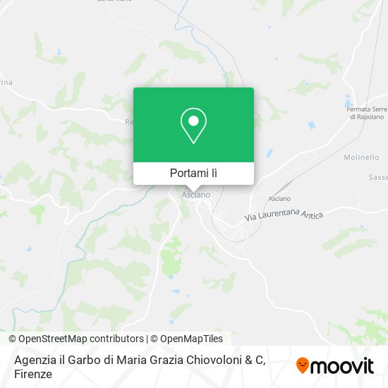 Mappa Agenzia il Garbo di Maria Grazia Chiovoloni & C
