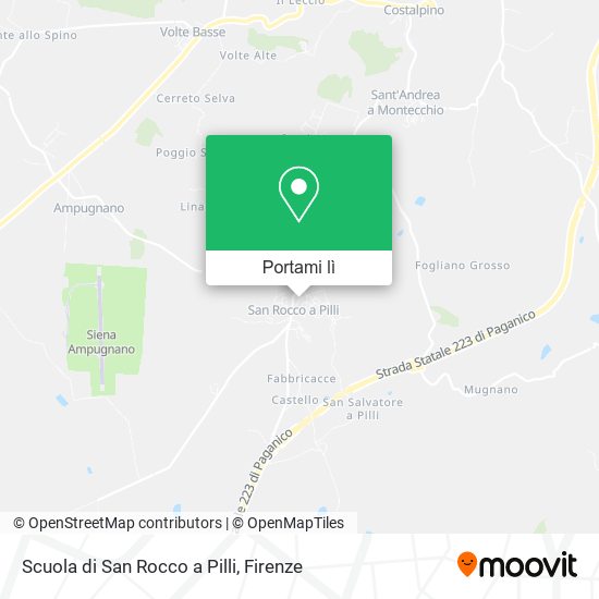 Mappa Scuola di San Rocco a Pilli
