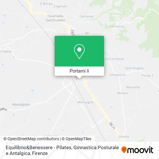 Mappa Equilibrio&Benessere - Pilates, Ginnastica Posturale e Antalgica