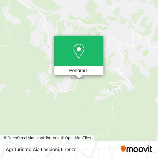 Mappa Agriturismo Aia Leccioni