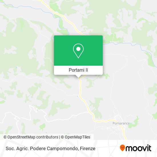 Mappa Soc. Agric. Podere Campomondo