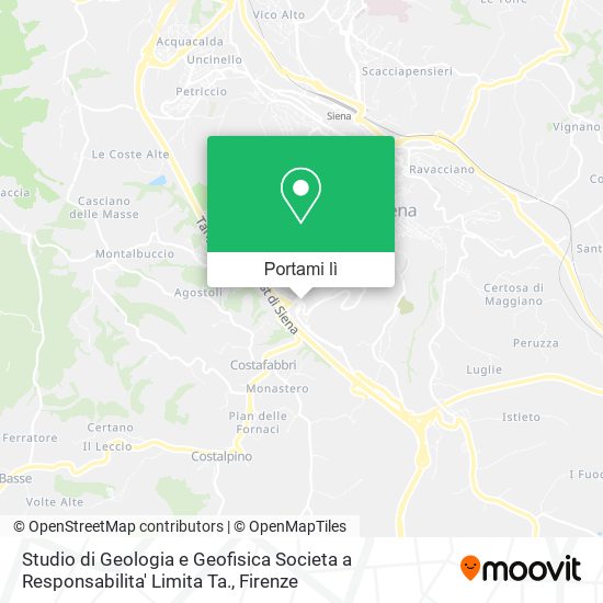 Mappa Studio di Geologia e Geofisica Societa a Responsabilita' Limita Ta.