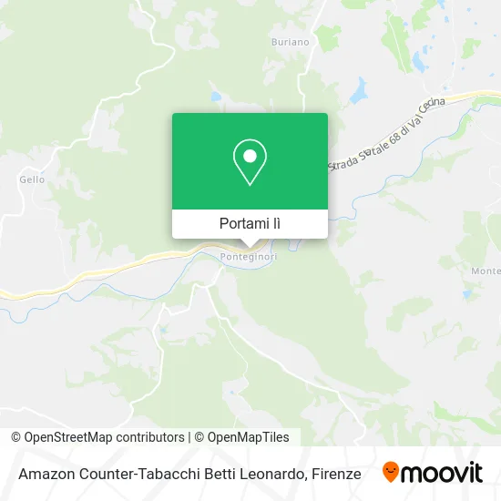 Mappa Amazon Counter-Tabacchi Betti Leonardo