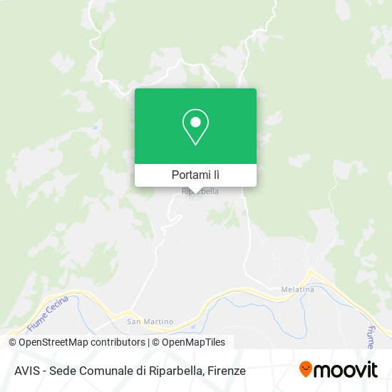 Mappa AVIS - Sede Comunale di Riparbella