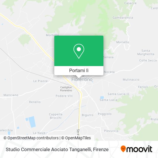 Mappa Studio Commerciale Aociato Tanganelli