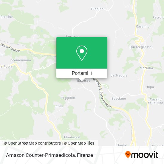 Mappa Amazon Counter-Primaedicola
