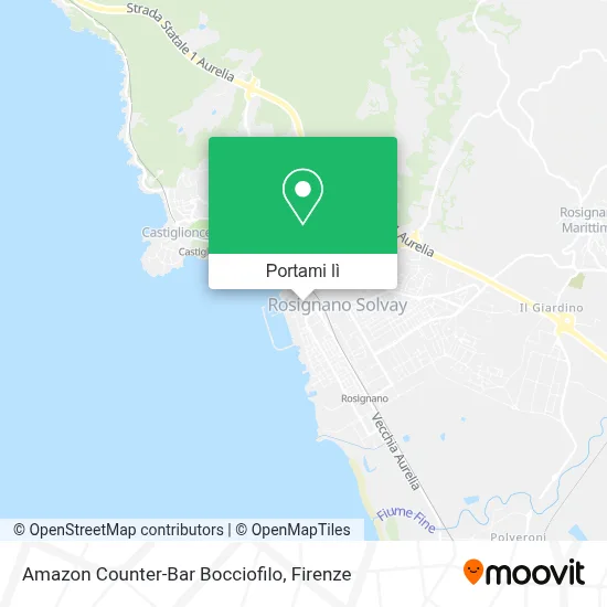 Mappa Amazon Counter-Bar Bocciofilo