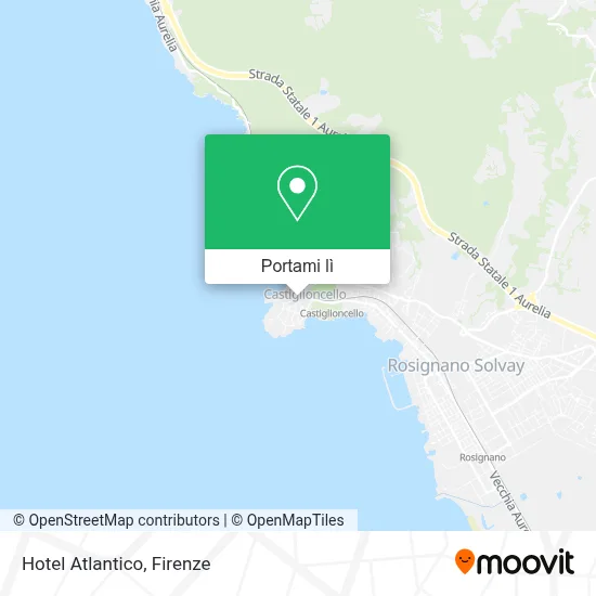 Mappa Hotel Atlantico