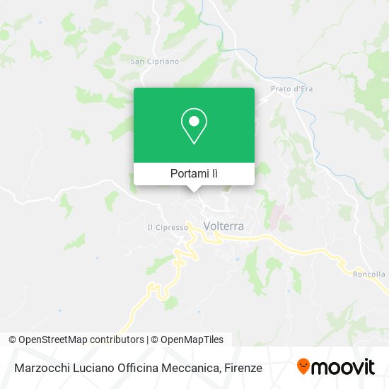 Mappa Marzocchi Luciano Officina Meccanica