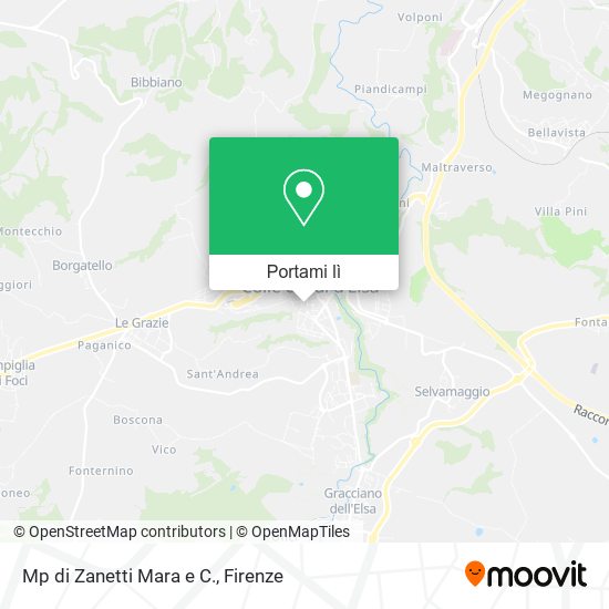 Mappa Mp di Zanetti Mara e C.