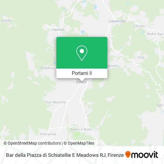 Mappa Bar della Piazza di Schiatellie E Meadows RJ