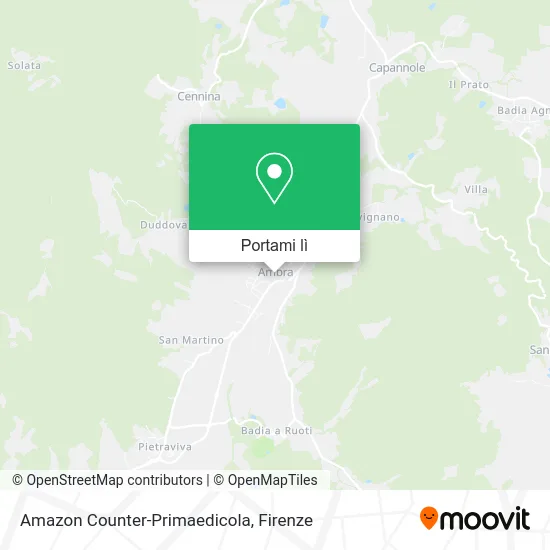 Mappa Amazon Counter-Primaedicola