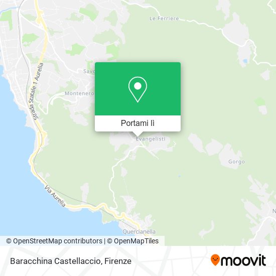 Mappa Baracchina Castellaccio