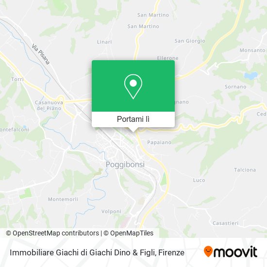 Mappa Immobiliare Giachi di Giachi Dino & Figli