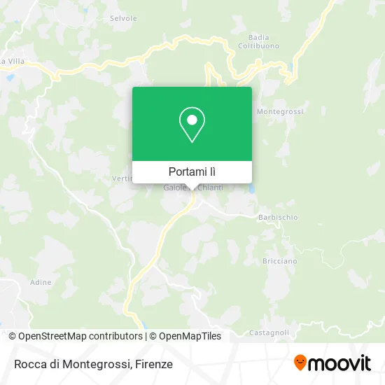 Mappa Rocca di Montegrossi