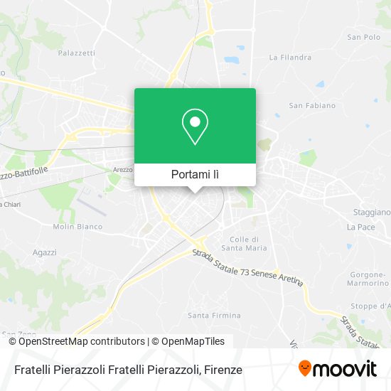 Mappa Fratelli Pierazzoli Fratelli Pierazzoli