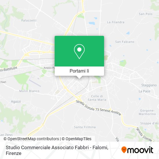 Mappa Studio Commerciale Associato Fabbri - Falomi
