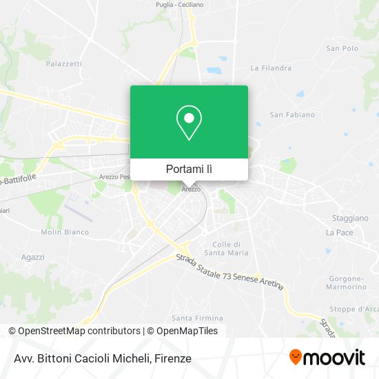 Mappa Avv. Bittoni Cacioli Micheli