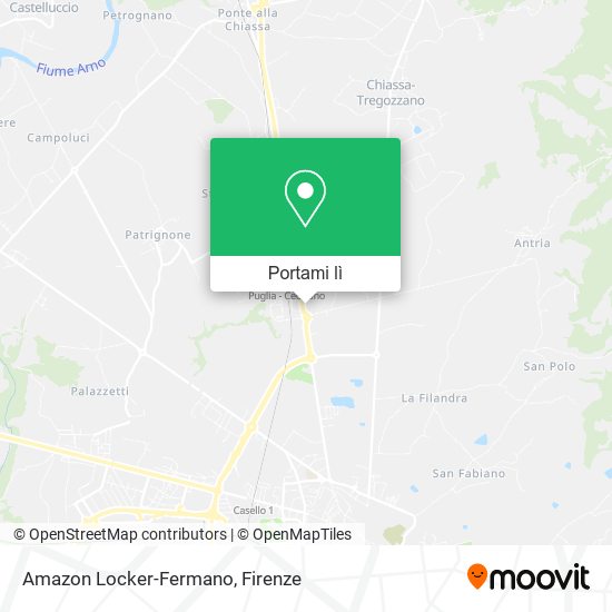 Mappa Amazon Locker-Fermano