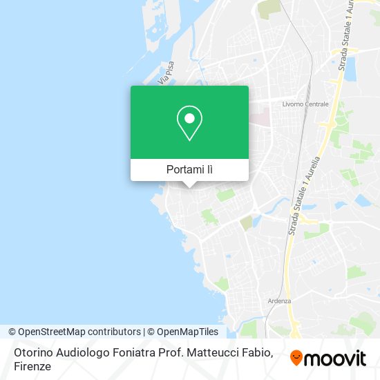 Mappa Otorino Audiologo Foniatra Prof. Matteucci Fabio