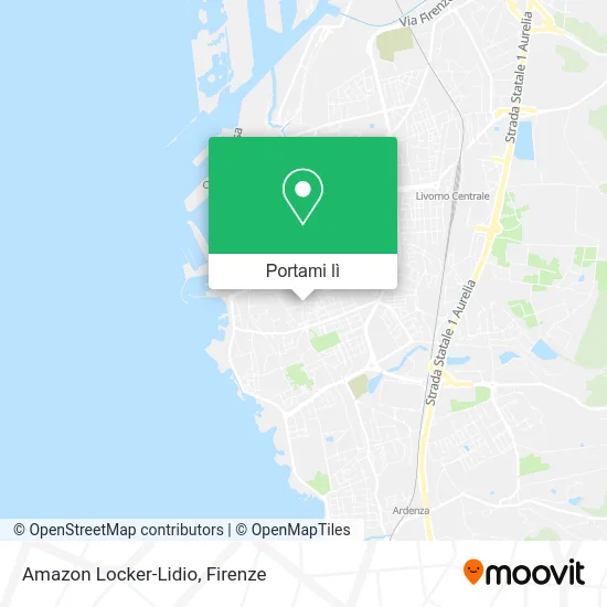 Mappa Amazon Locker-Lidio