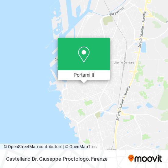 Mappa Castellano Dr. Giuseppe-Proctologo