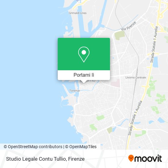 Mappa Studio Legale Contu Tullio