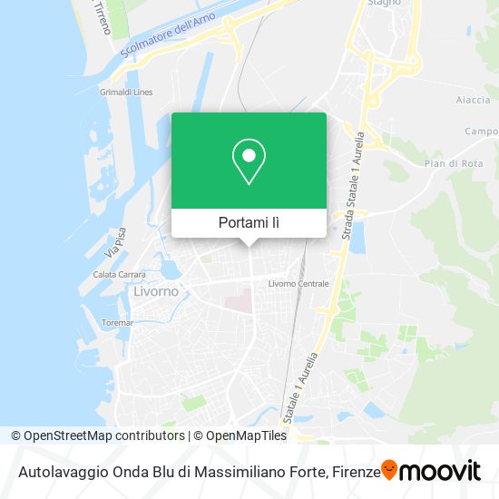 Mappa Autolavaggio Onda Blu di Massimiliano Forte