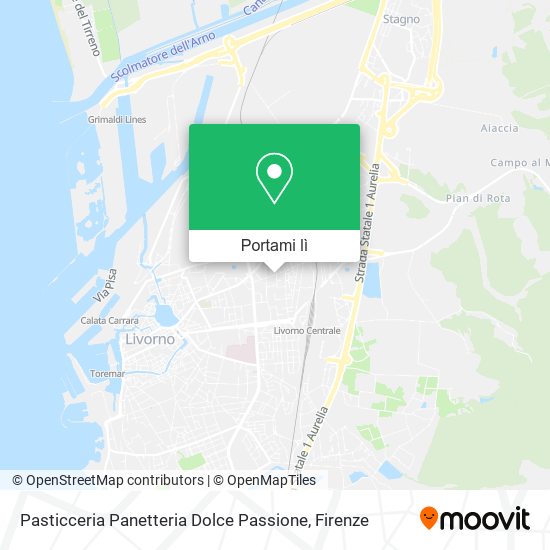 Mappa Pasticceria Panetteria Dolce Passione
