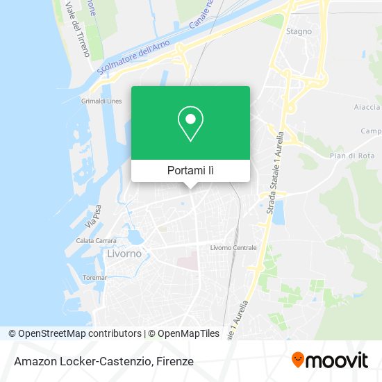 Mappa Amazon Locker-Castenzio