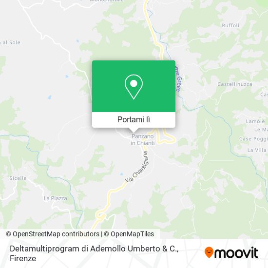 Mappa Deltamultiprogram di Ademollo Umberto & C.