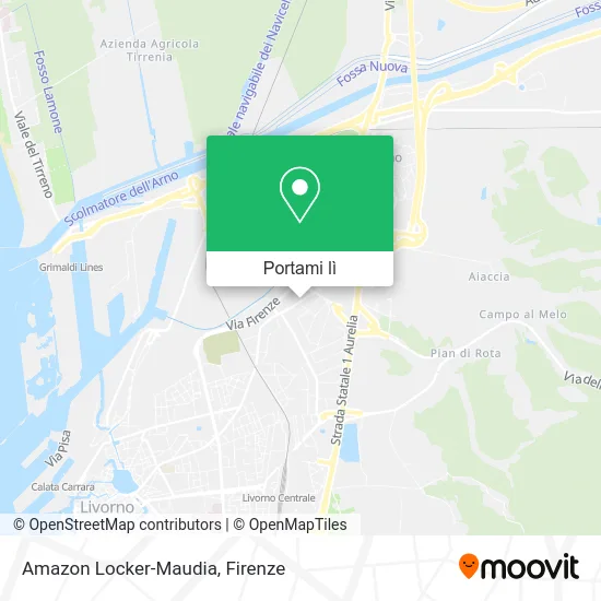 Mappa Amazon Locker-Maudia