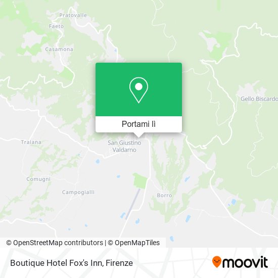 Mappa Boutique Hotel Fox's Inn
