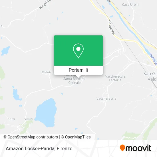 Mappa Amazon Locker-Parida