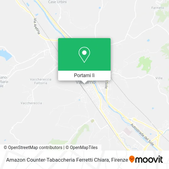 Mappa Amazon Counter-Tabaccheria Ferretti Chiara