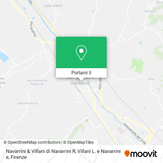 Mappa Navarrini & Villani di Navarrini R, Villani L. e Navarrini e