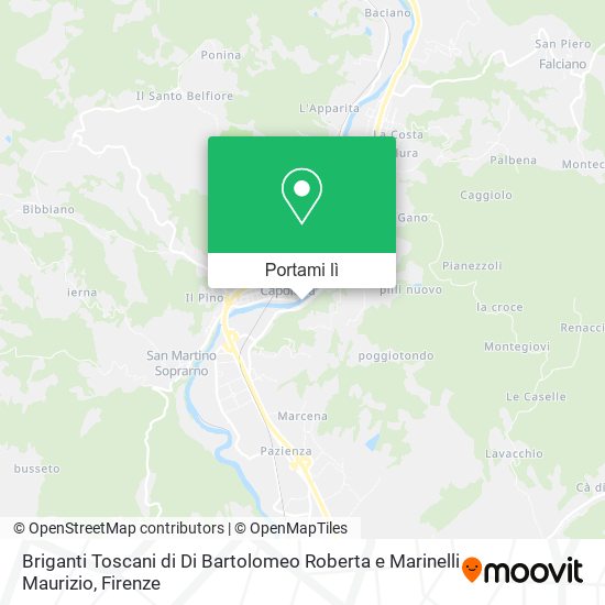 Mappa Briganti Toscani di Di Bartolomeo Roberta e Marinelli Maurizio