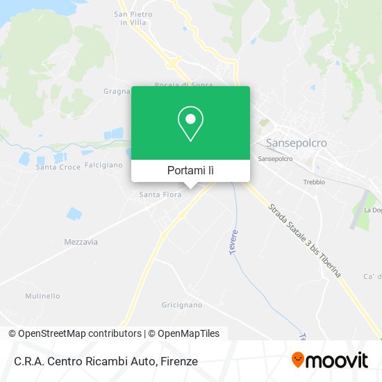 Mappa C.R.A. Centro Ricambi Auto