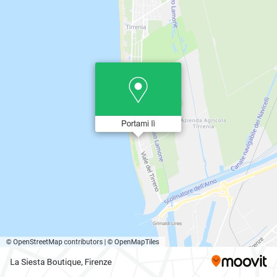 Mappa La Siesta Boutique