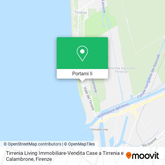 Mappa Tirrenia Living Immobiliare-Vendita Case a Tirrenia e Calambrone