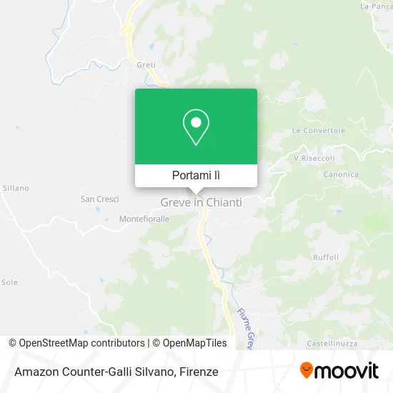 Mappa Amazon Counter-Galli Silvano