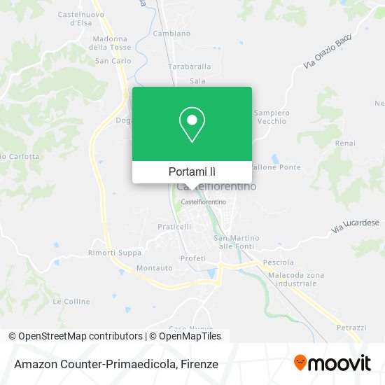 Mappa Amazon Counter-Primaedicola