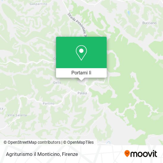 Mappa Agriturismo il Monticino