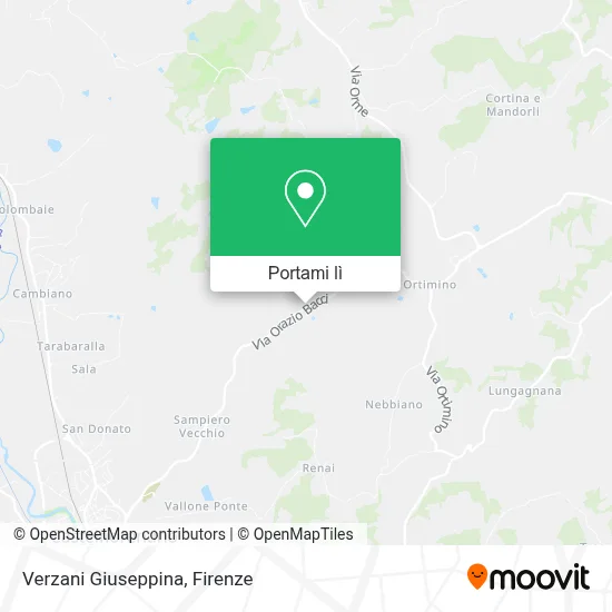 Mappa Verzani Giuseppina