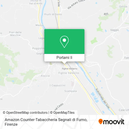 Mappa Amazon Counter-Tabaccheria Segnali di Fumo