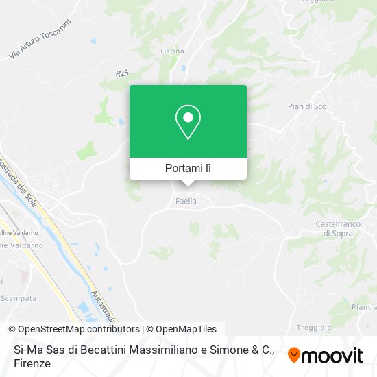 Mappa Si-Ma Sas di Becattini Massimiliano e Simone & C.