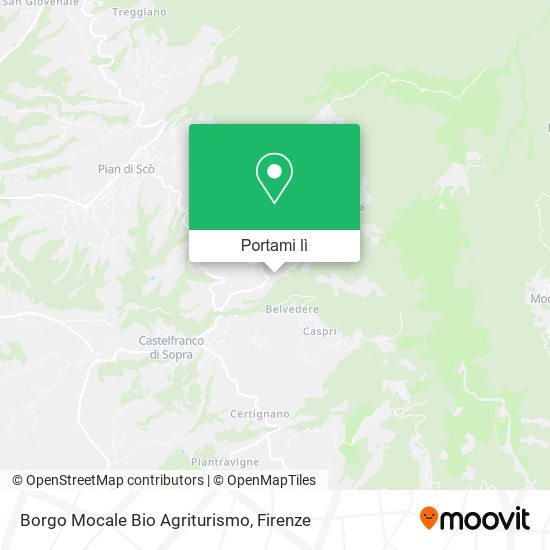 Mappa Borgo Mocale Bio Agriturismo