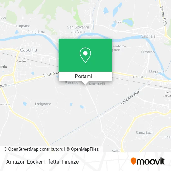 Mappa Amazon Locker-Fifetta